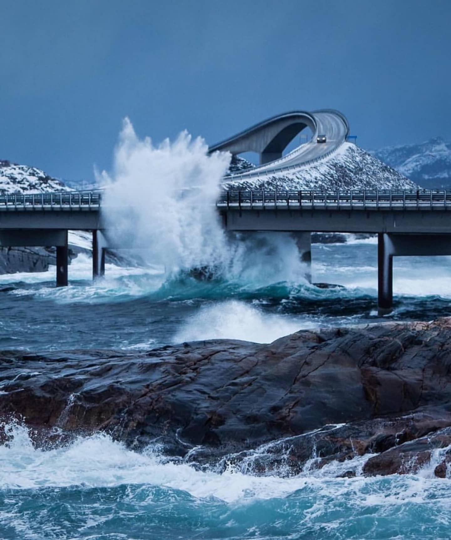 Carretera del Atlántico en Noruega