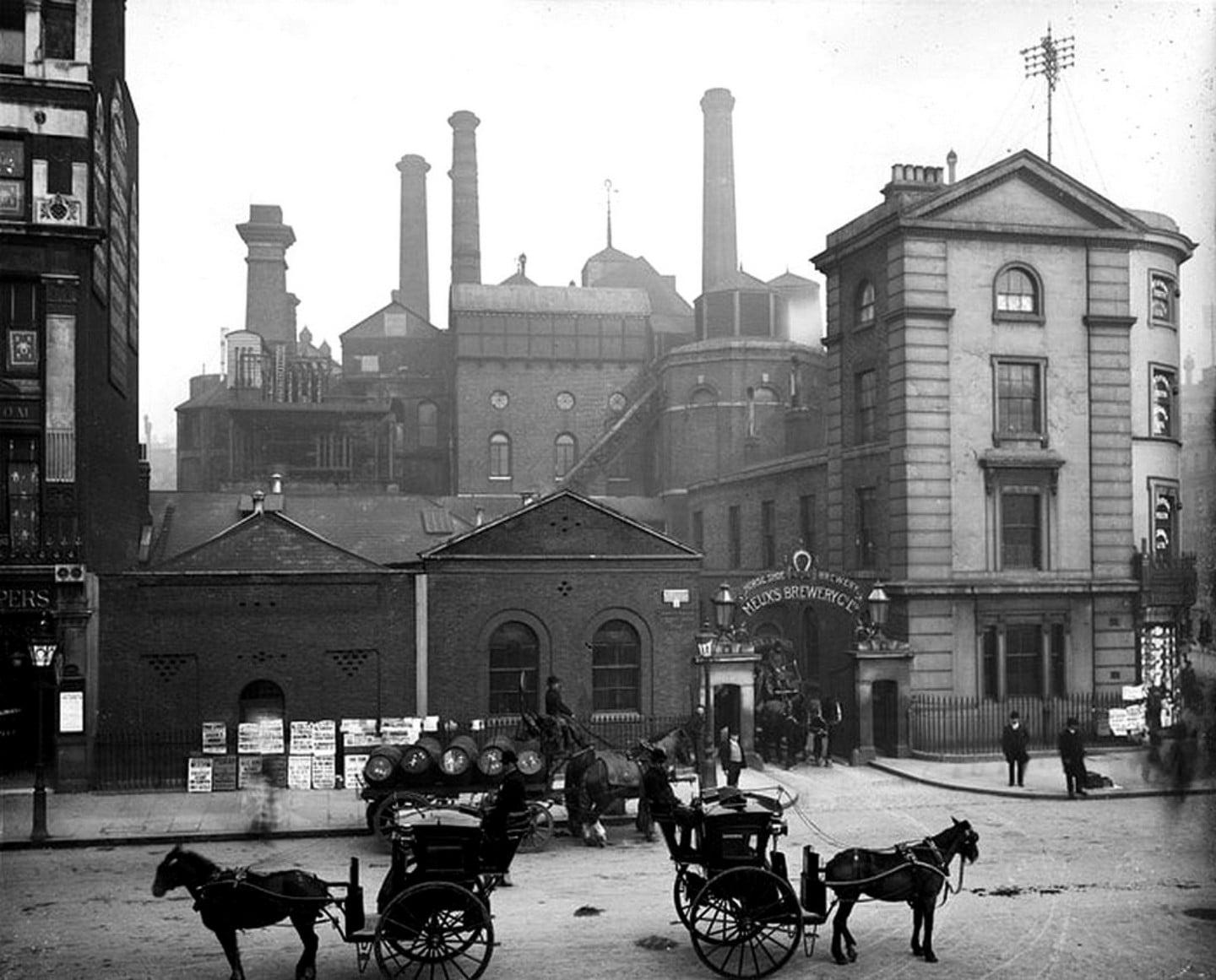 Meux Brewery in 1906