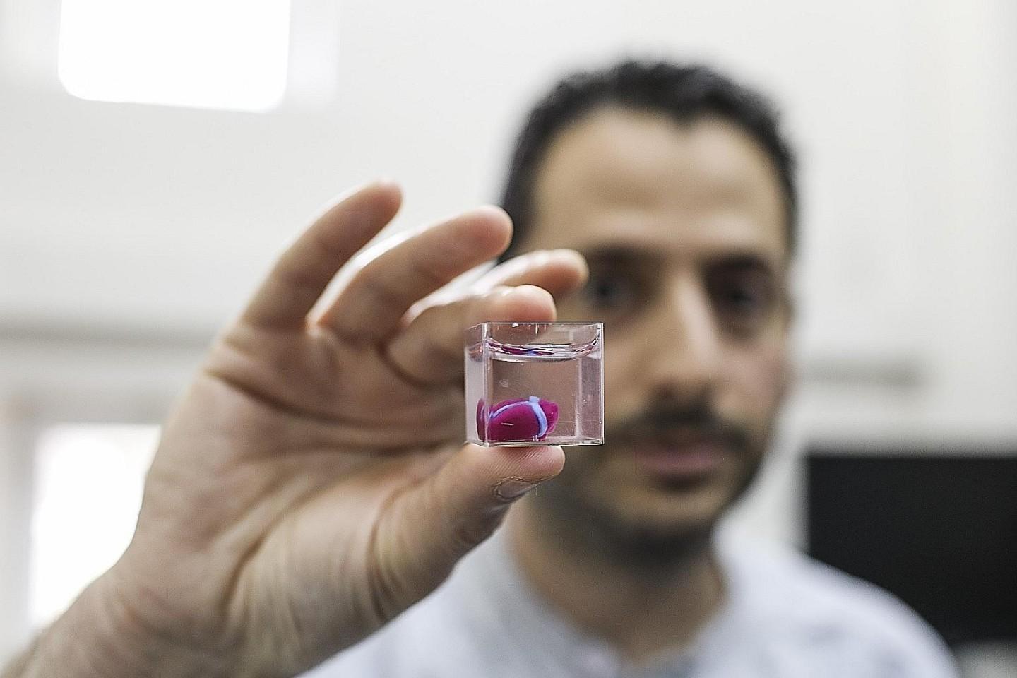 Tal Dvir 3D printed heart