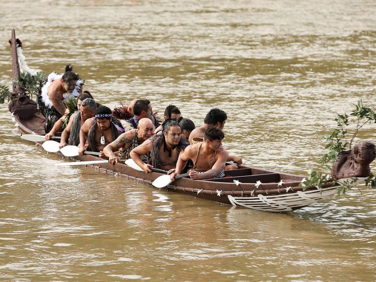 Maori tribespeople will defend the river