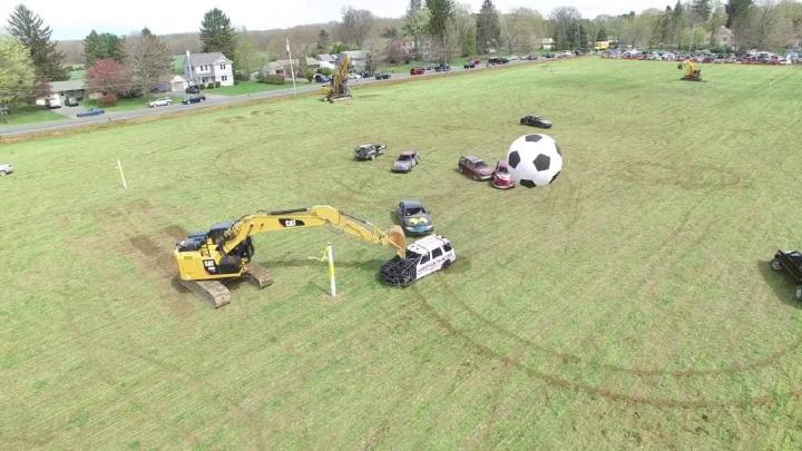 excavadoras futbol prado