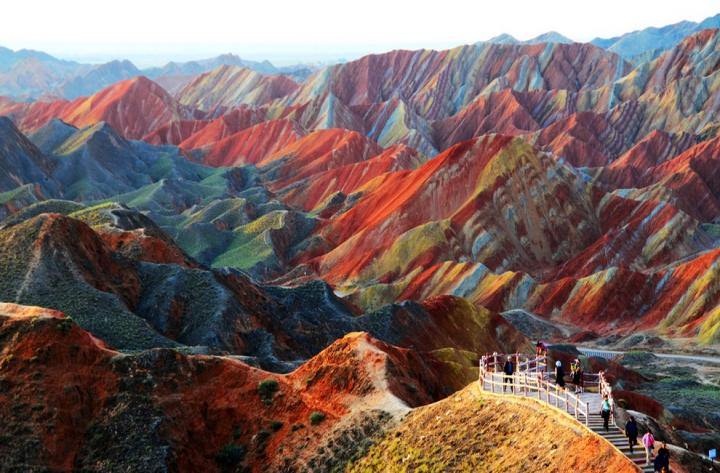 Zhangye Danxia en Gansu, China