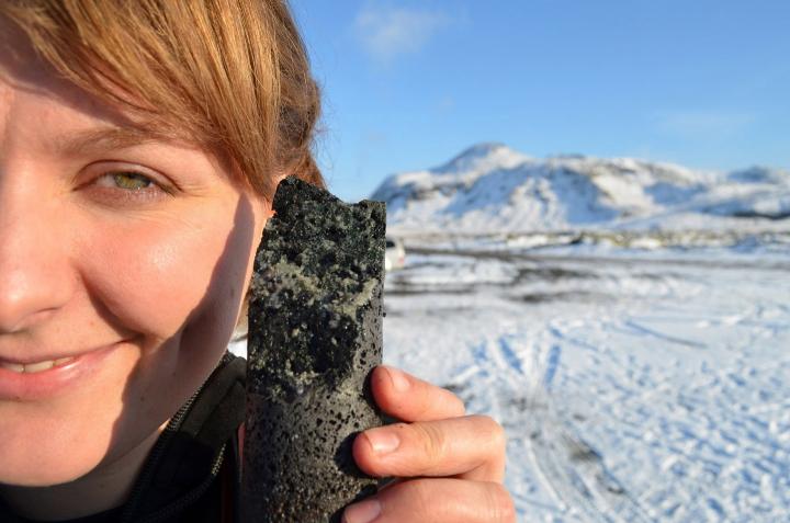 Dióxido de carbono convertido en piedra