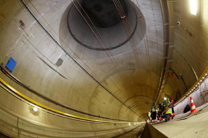 El túnel de San Gotardo